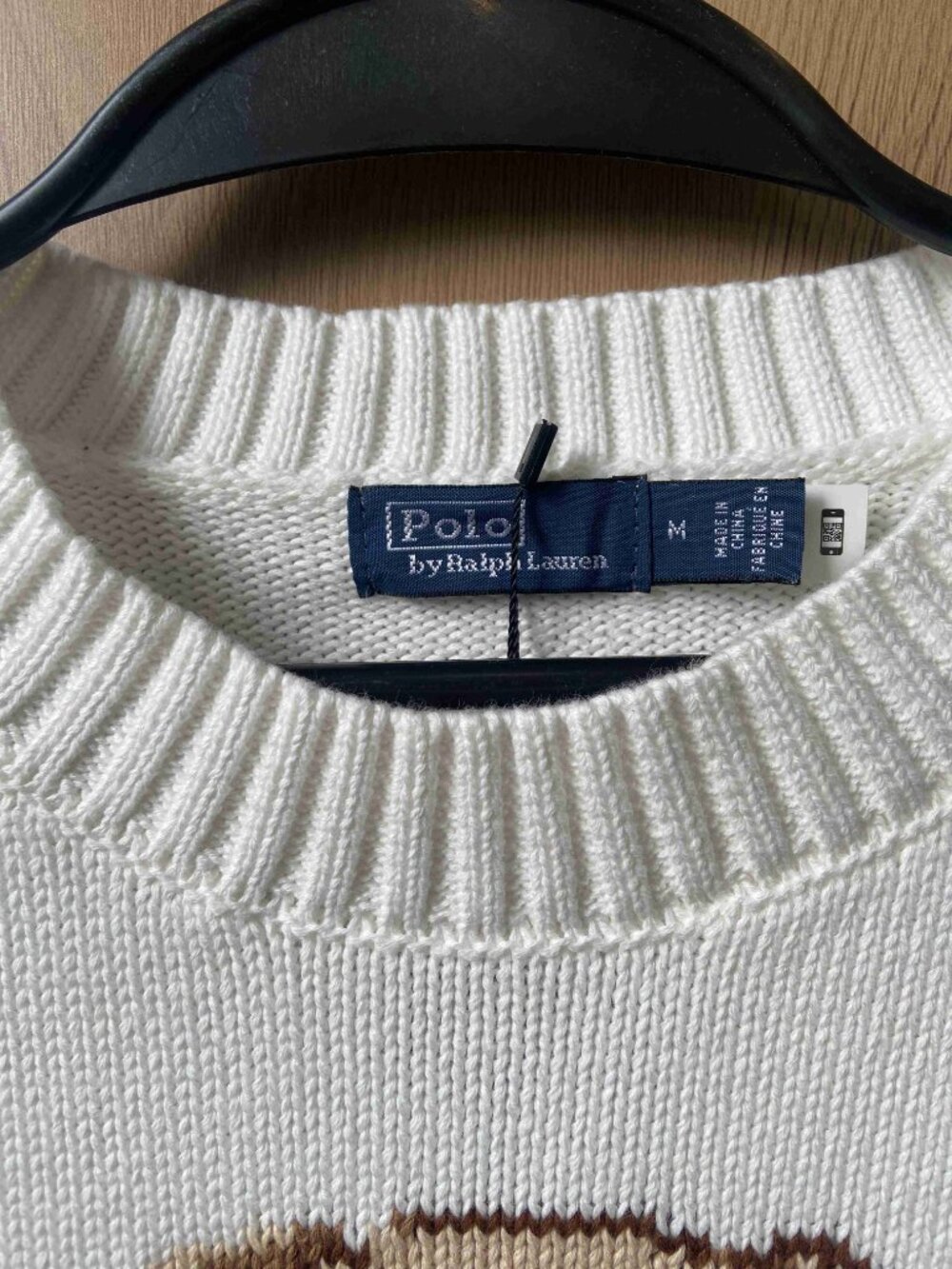 Polo Ralph Lauren White Polo Bear Pink Suit Picnic Basket Crewneck Knit Sweater - Picture 2 of 7